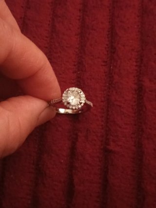 Anillo compromiso Swarovsk 18,5mm