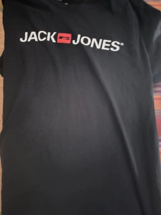 Camiseta Jack & Jones Negra Hombre