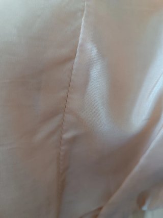 Chaqueta de piel amarilla