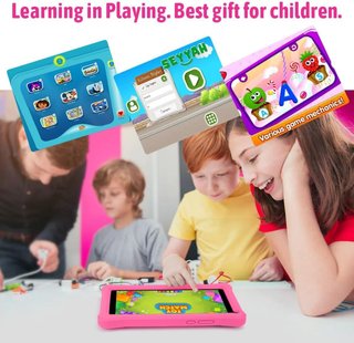 Tablet Bambini 7 3+5GB RAM 64GB ROM Rosa