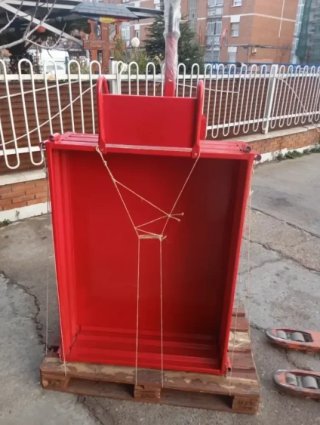 Remolque mediano de motoazada o de tractor carrito