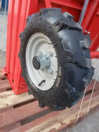 Remolque mediano de motoazada o de tractor carrito