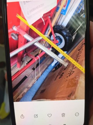 Remolque mediano de motoazada o de tractor carrito