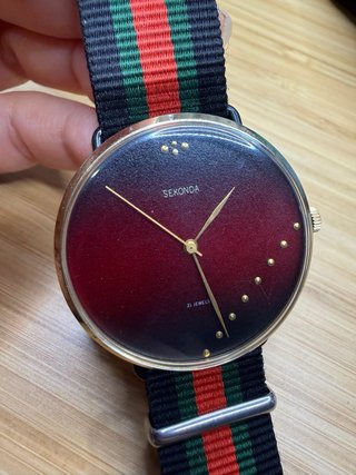 Orologio Sekonda Vintage URSS Oro Rosso