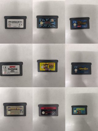Pacchetto di 9 cartucce per Gameboy Advance