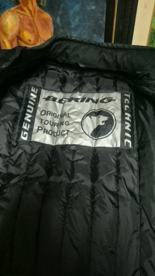 Chaqueta Bering Moto Touring Negra