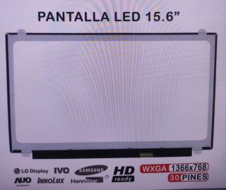 Pantalla Portátil 15.6 HD Slim 30 pines