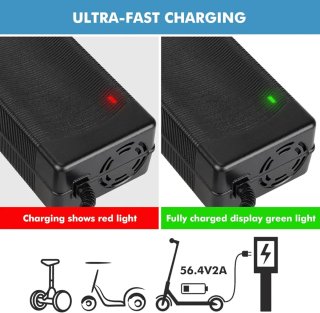 Cargador 54.6V 2A Patinete Eléctrico Kugoo M4