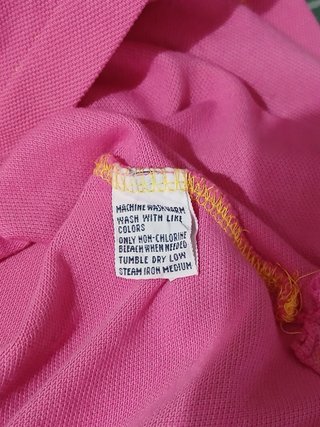 ralph lauren polo size L pink