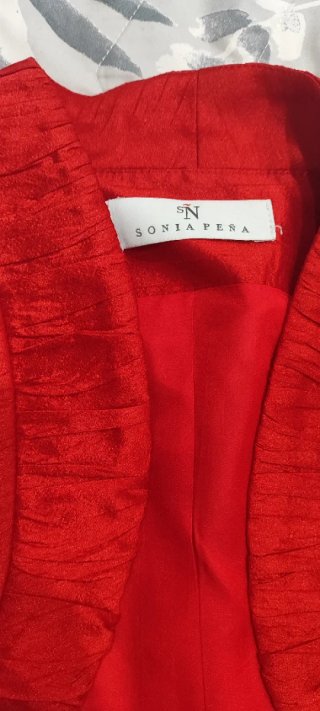 Vestido de fiesta largo.