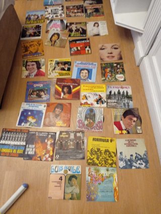 Lote 39  Vinilos Singles Nacional Pop Rock