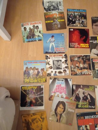 Lote 39  Vinilos Singles Nacional Pop Rock