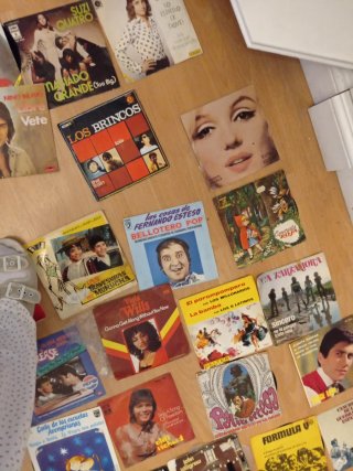 Lote 39  Vinilos Singles Nacional Pop Rock
