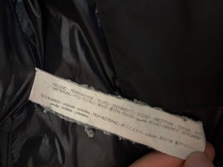 Abrigo plumífero Zara tres cuartos