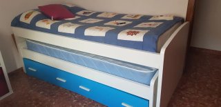 Cama nido con 2 cajones