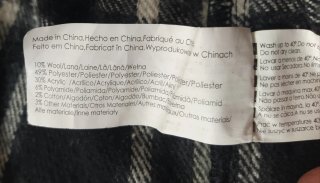 Chaqueta cuadros capucha desmontable