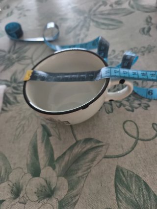 Juego de 4 tazas grandes de café/capuchino y plato