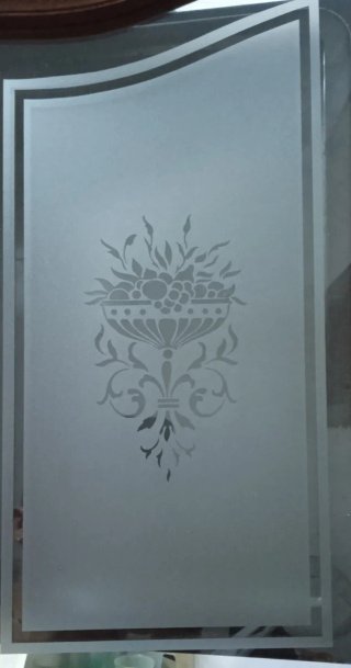 Puerta interior madera con cristal