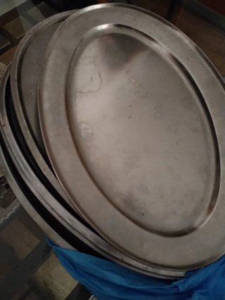 15 Bandejas Metálicas Grandes