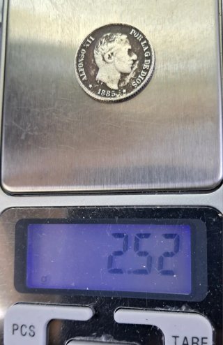 10 centimos de peso 1885 manila