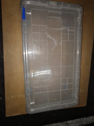 Caja de Almacenamiento Plastic Forte Baja Cama