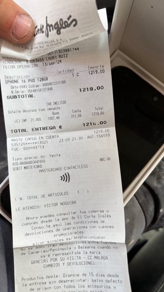iPhone 16 Pro Oro/Rosa