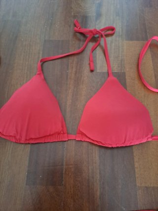 Bikini Calzedonia Rosso  slip + triangolo S