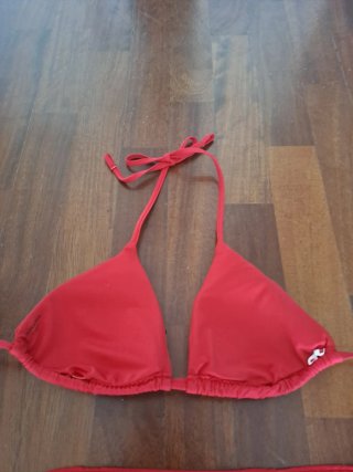 Bikini Calzedonia Rosso  slip + triangolo S