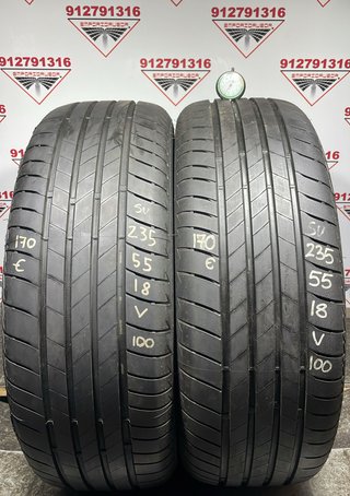 235 55 18 V BRIDGESTONE RUEDA AL 90% VIDA UTIL