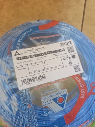 Cavo elettrico 1.5mm 4 colori