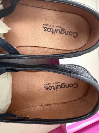 Merceditas Conguitos niña talla 33 plateadas