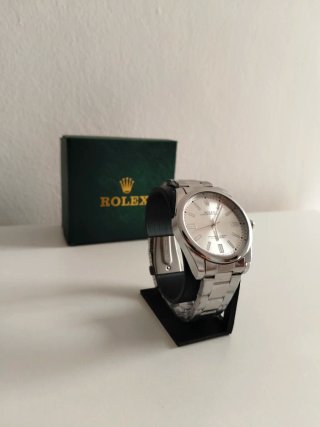 Reloj tipo Rolex Oyster Perpetual Plata