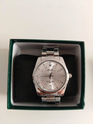 Reloj tipo Rolex Oyster Perpetual Plata