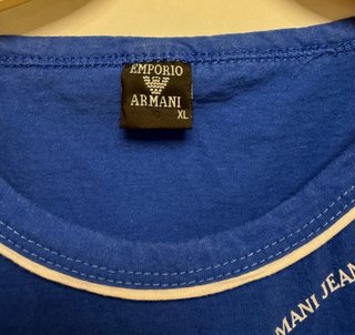 Camiseta sin mangas Armani Jeans azul XL