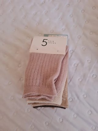 Calcetines niña 5 pares talla 27-29