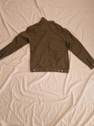 Chaqueta vaquera verde