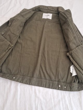 Chaqueta vaquera verde