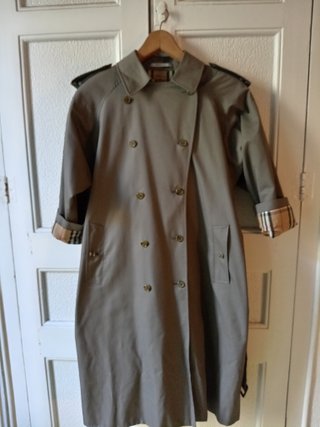 Gabardina Burberrys Nova Check Original vintage.