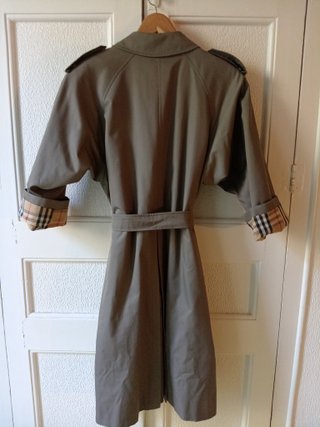 Gabardina Burberrys Nova Check Original vintage.