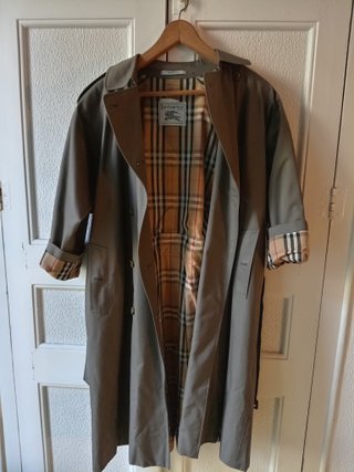 Gabardina Burberrys Nova Check Original vintage.