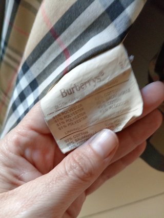 Gabardina Burberrys Nova Check Original vintage.