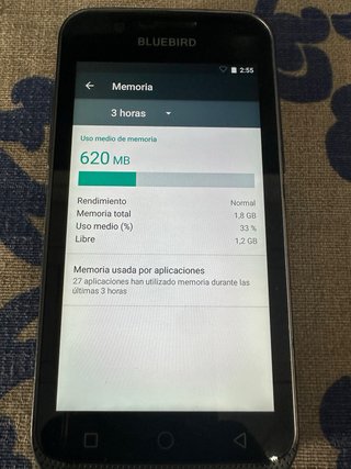 Teléfono Bluebird Android Negro