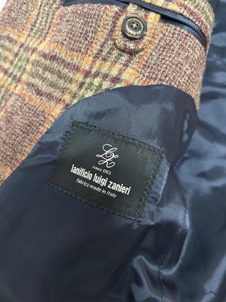 Americana El Ganso cuadros lana talla 50
