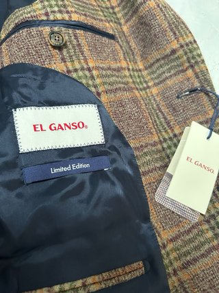 Americana El Ganso cuadros lana talla 50