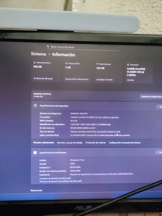 Ordenador Intel Core i5 16GB RAM