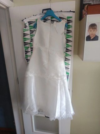 Vestido de niña para comunión blanco