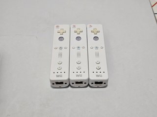 3 mandos wii blancos originales nintendo wii
