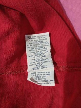 ralph lauren polo size L red