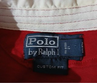 ralph lauren polo size L red