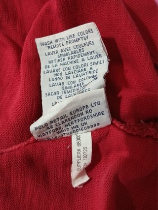 ralph lauren polo size L red